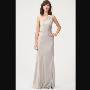 Jenny Yoo Lena Dress (Latte Color) in Size 0
